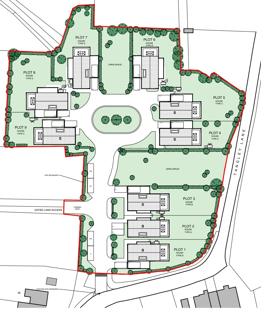 Saddler’s Court site plan